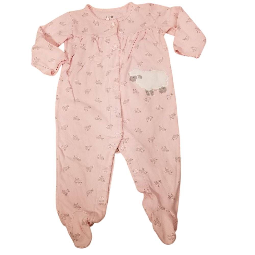 Carter's sheep footed pj's 6-9 months